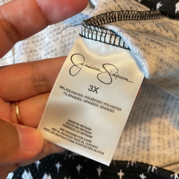 jessica simpson b&w shorts - Picture 6 of 6